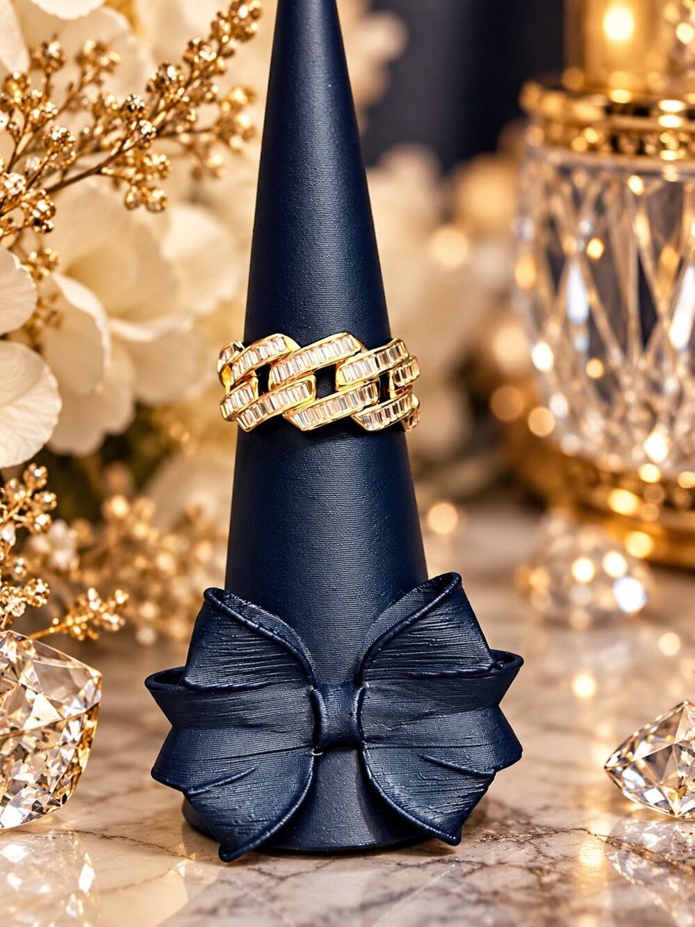 Bomb Party April 2026 Sz 7 Catwalk Worthy RG66957  Cz on Rose Gold